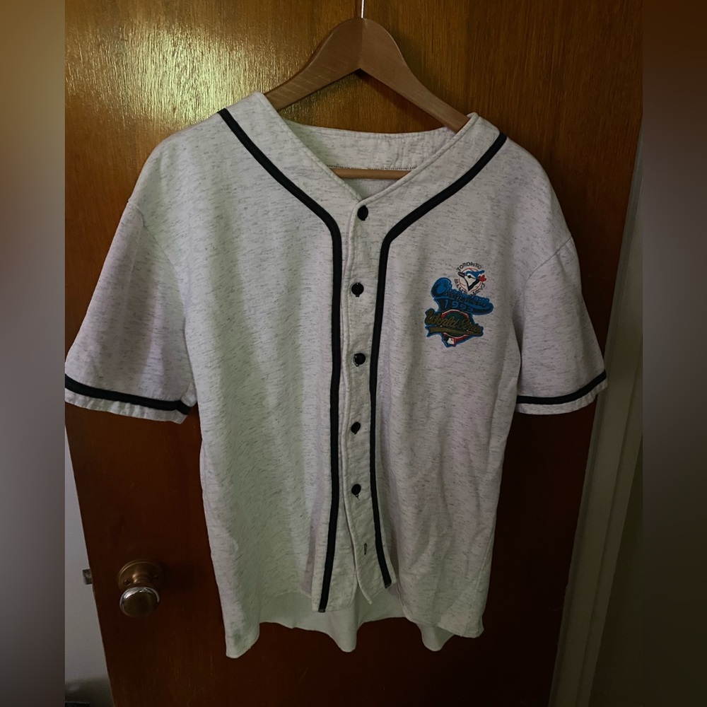 Vintage 1993 Blue Jays Button Up